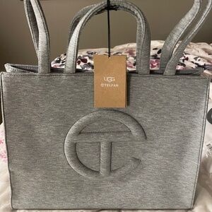 Telfar x Ugg Medium Grey Fleece Shopper